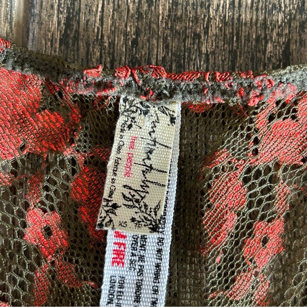 Free People / Wild Roses Galloon Racerback Bralette - Picture 5 of 5